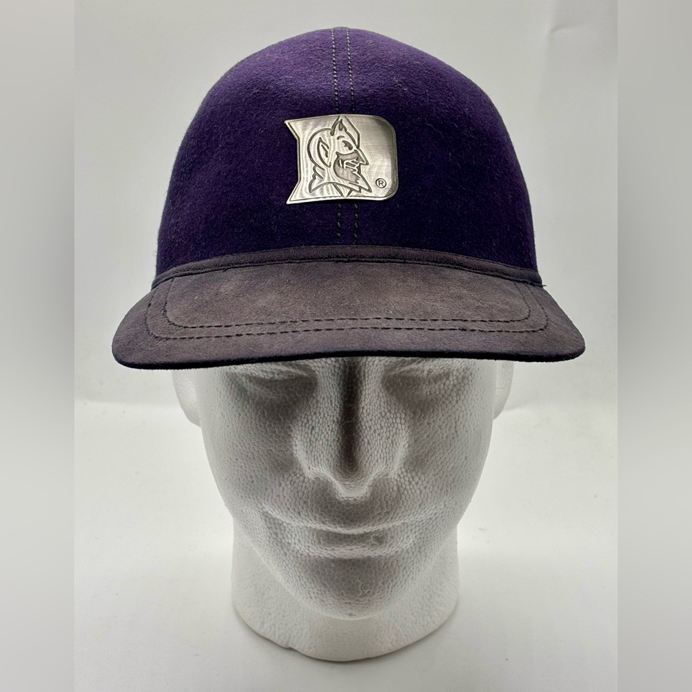 Duke Blue Devil 100% Wool Mackinaw Fitted 7 1/4 Cappello Top Of The World Hat